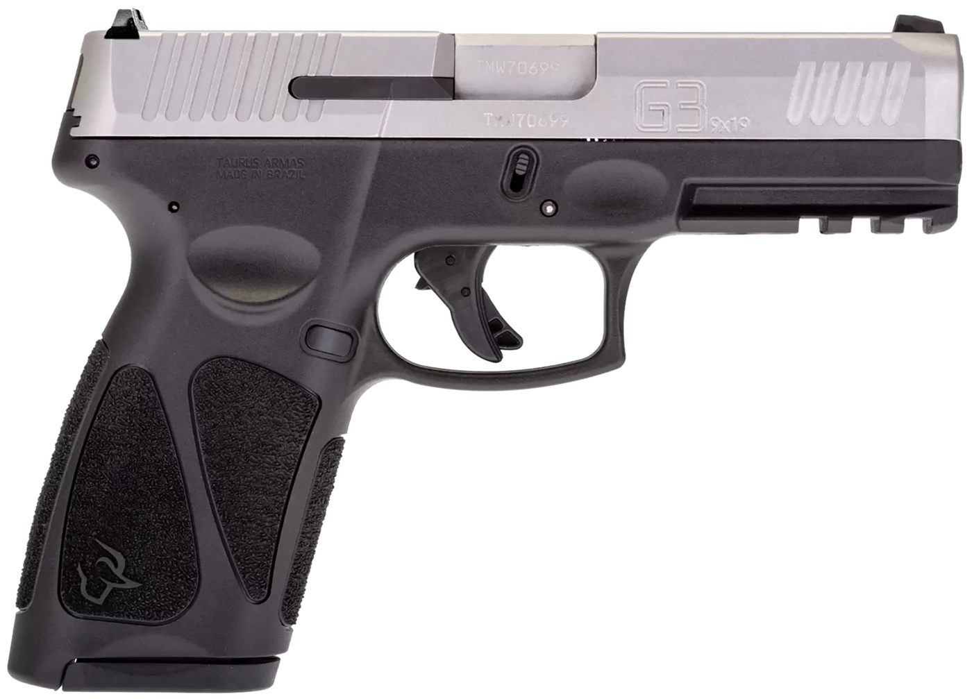 Taurus 1G3B949 G3 Full Size 9mm Luger 15+1/17+1 4in Matte Stainless Steel B view 2