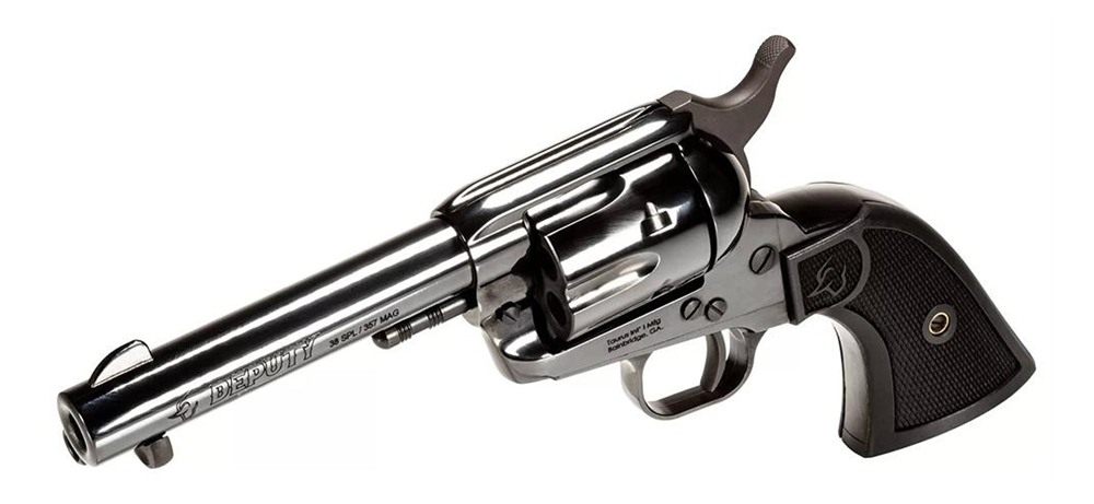 Taurus USA 2-D35741 Deputy Small 357 Mag 6rd 4.75in Polished Black Steel Ba view 3