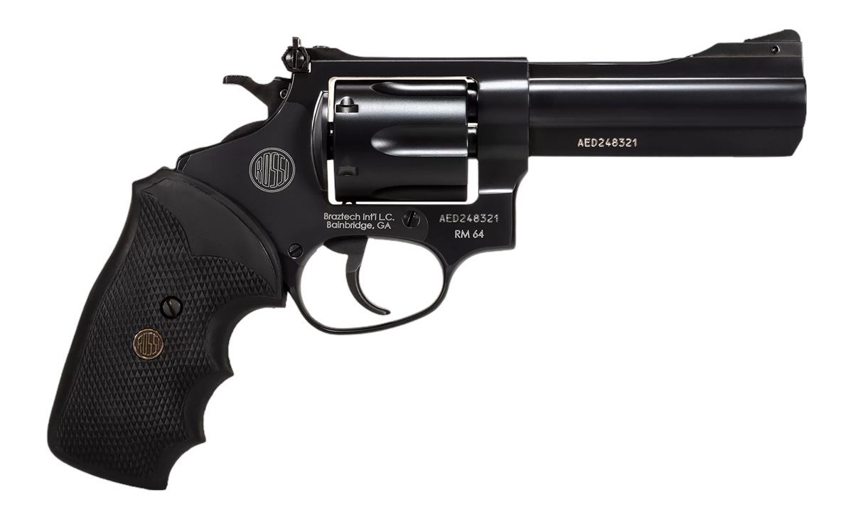 Rossi 2RM641 RM64 Medium 357 Mag 6 Shot, 4in Black Steel Barrel, Cylinder T