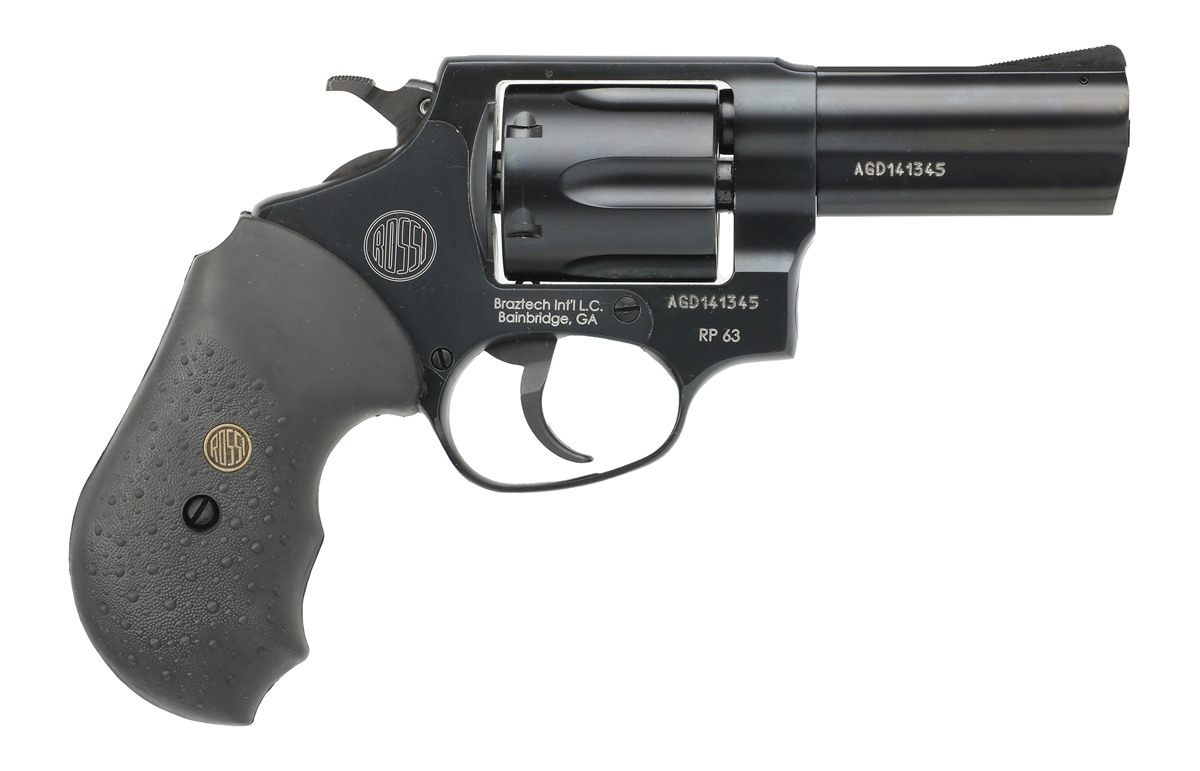 Rossi 2-RP631 Small 357 Mag 6 3in Matte Black Barrel, Steel Textured Rubber