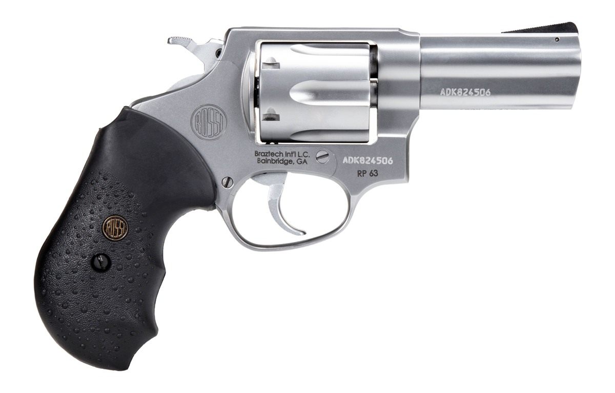 Rossi 2RP639 RP63 Small 357 Mag 6 Shot, 3in Satin Stainless Steel Barrel, C