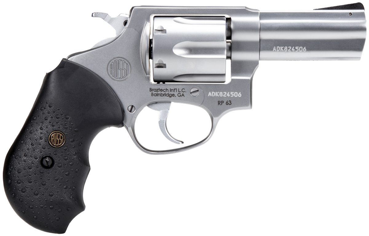 Rossi 2RP639 RP63 Small 357 Mag 6 Shot, 3in Satin Stainless Steel Barrel, C view 2