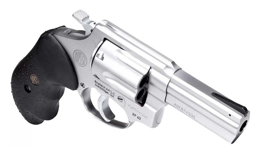 Rossi 2RP639 RP63 Small 357 Mag 6 Shot, 3in Satin Stainless Steel Barrel, C view 4