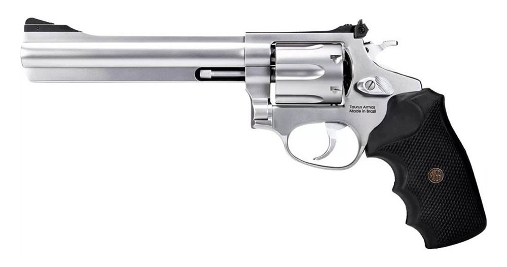 Rossi 2RM669 RM66 357 Mag 6 Shot 6in Satin Stainless Steel Barrel, Cylinder view 3