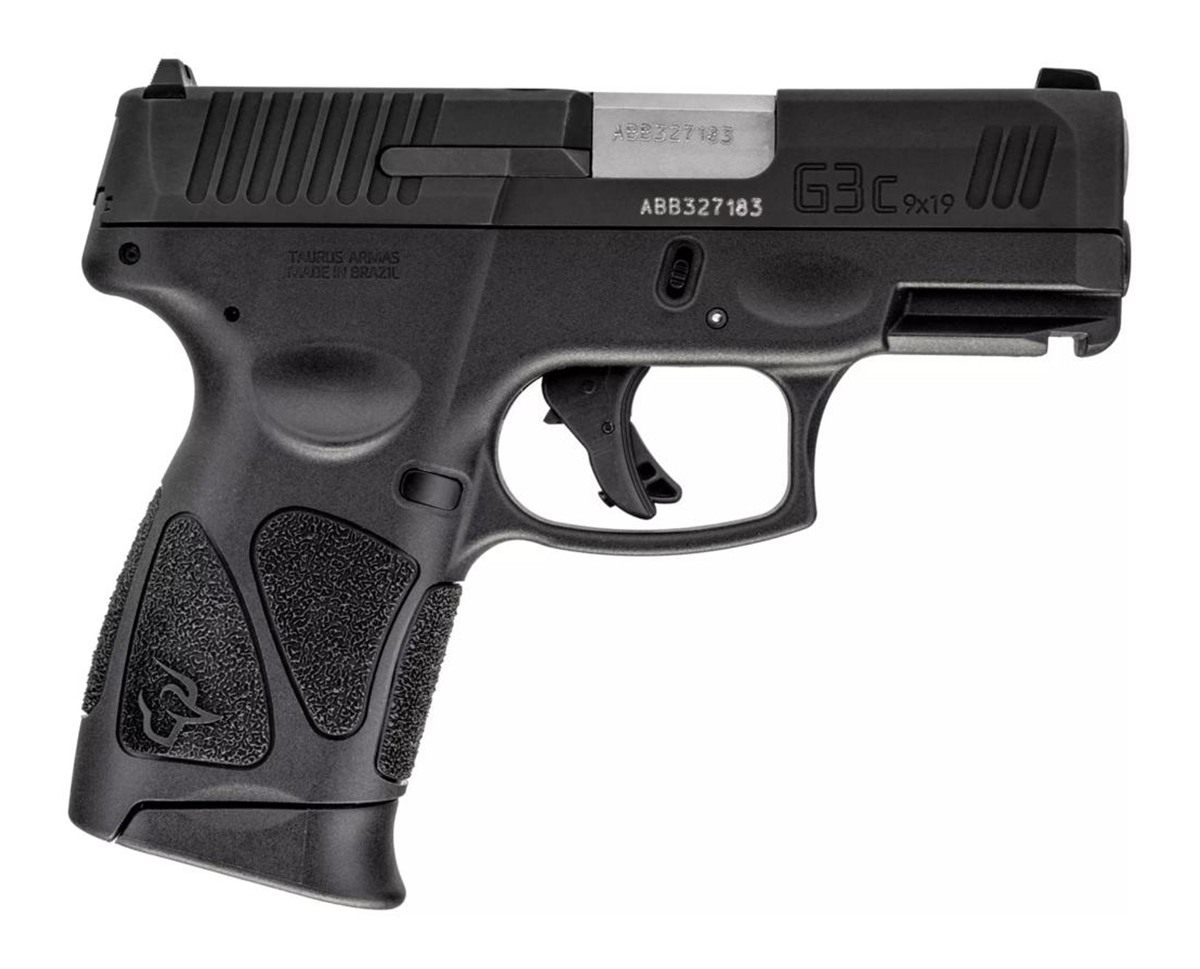 Taurus 1G3C9312X12 G3C Compact 9mm Luger 12+1 3.26in Matte Stainless Steel