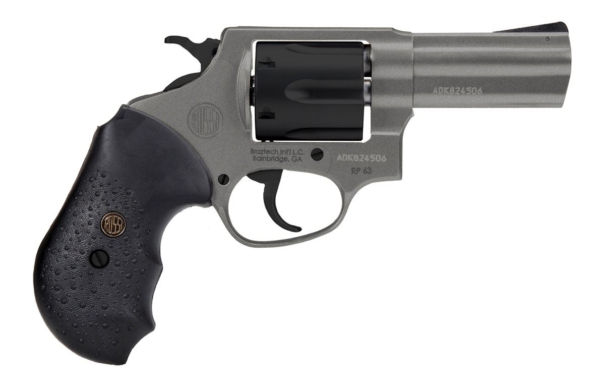 Rossi 2RP631C RP63 357 Mag 6 Shot 3in, Tungsten Gray Cerakote, Stainless St