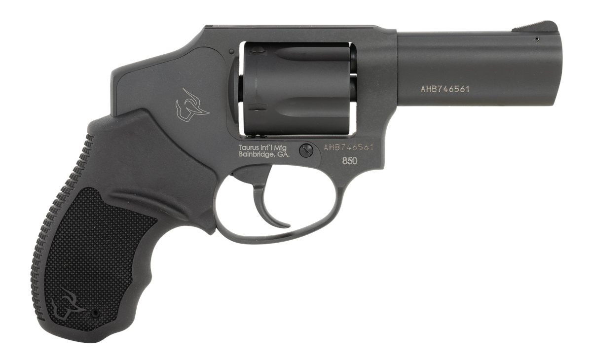 Taurus 2-850131 850 Small 38 Special 5 Shot 3in Matte Black Alloy Steel Bar