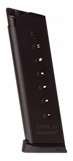 Taurus 1911 Commander Handgun Magazine .45 ACP 8rds Black view 2