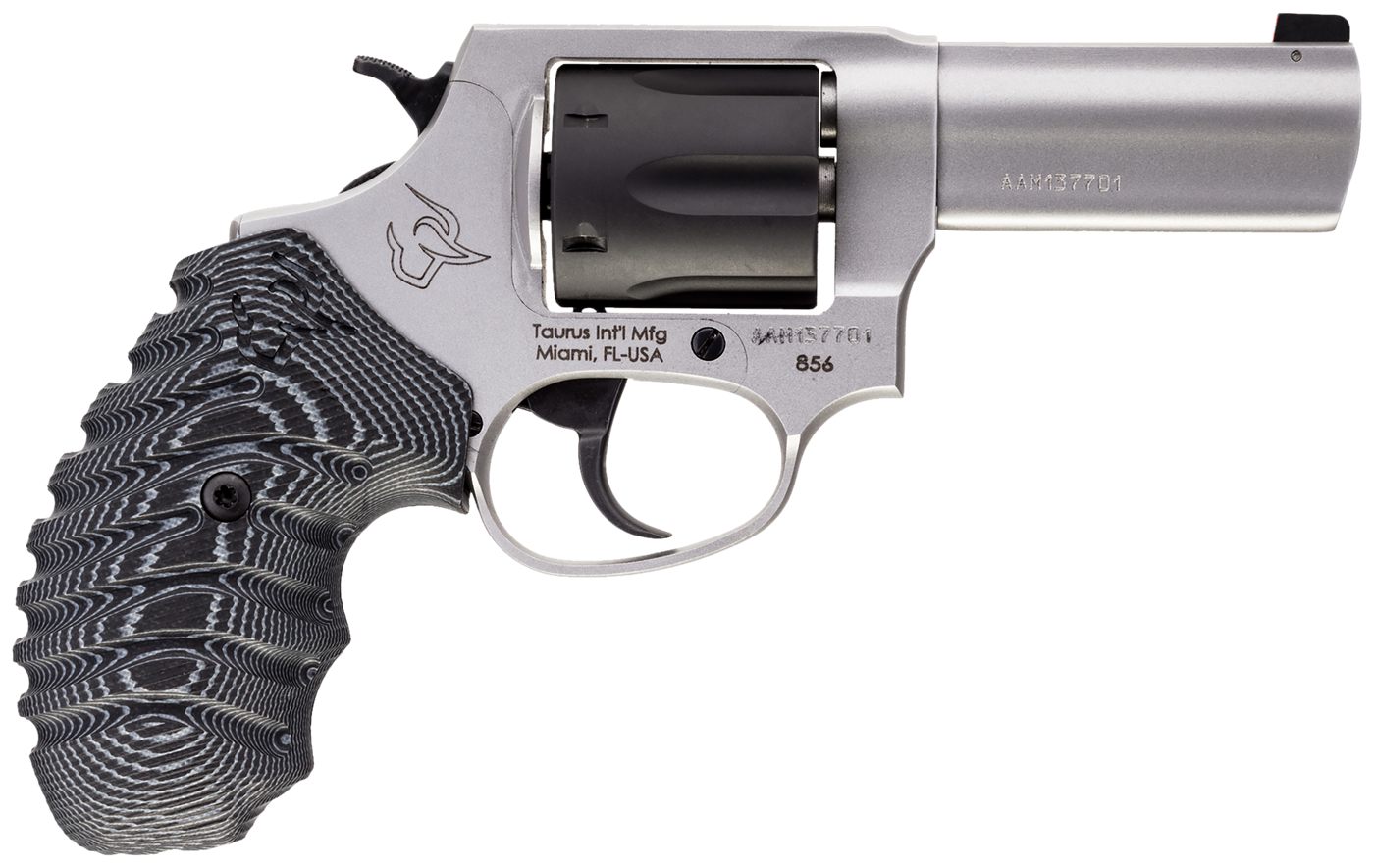 Taurus 2-85635NSVZ 856 Defender Small 38 Special +P 6 Shot 3in Matte Stainl view 2