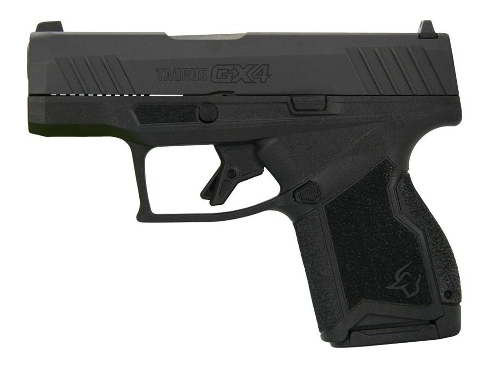 Taurus 1GX4M931 GX4 Micro-Compact 9mm Luger 11+1 3.06in Satin Black DLC Bar view 3