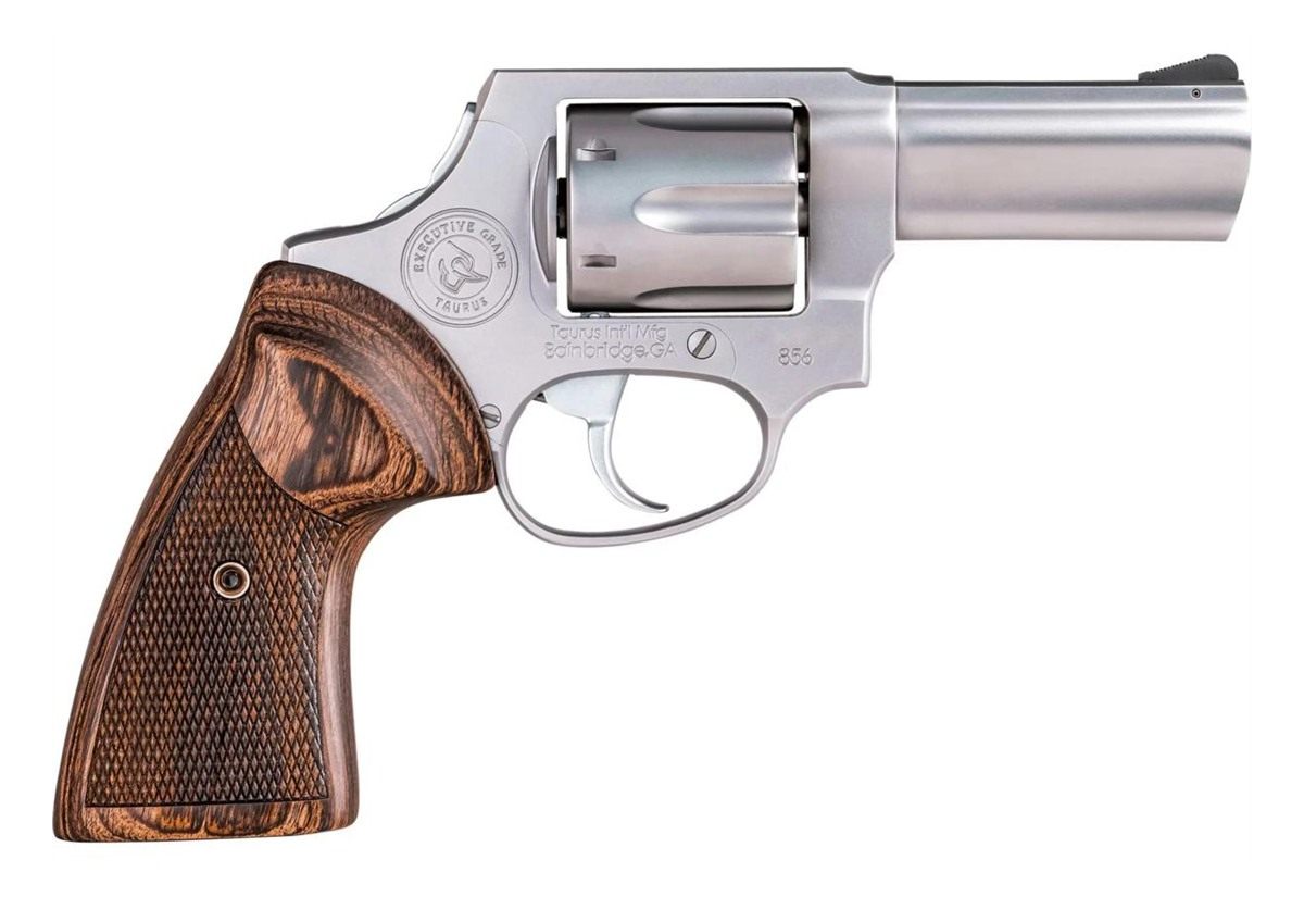 Taurus 2-856EX39CH 856 Executive Grade Small 38 Special +P 6 Shot 3in Satin view 2