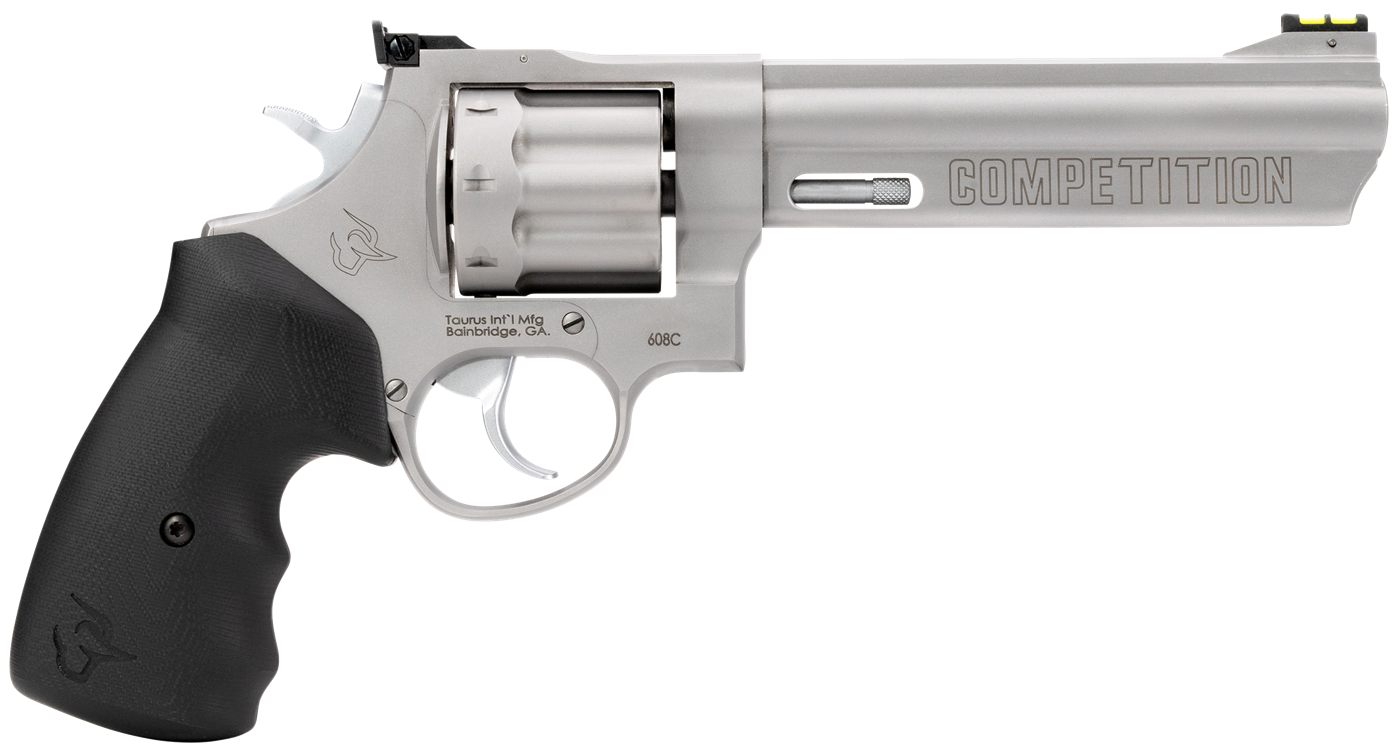 Taurus 2-608069CMP 608 Competition 357 Mag/38 Special +P 8 Shot 6in Matte S