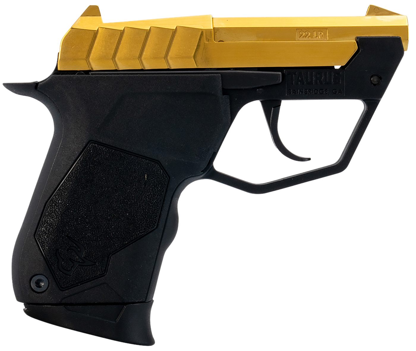 Taurus 1-22TUC13G Micro-Compact 22 LR 9+1 2.50in Polished Gold PVD Steel Ti