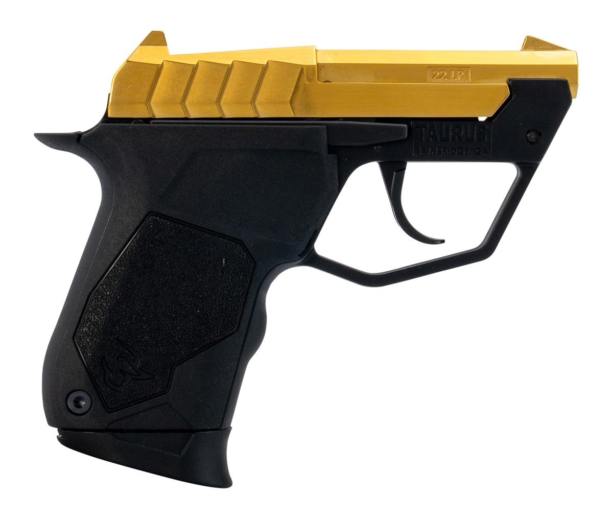 Taurus 1-22TUC13G Micro-Compact 22 LR 9+1 2.50in Polished Gold PVD Steel Ti view 2