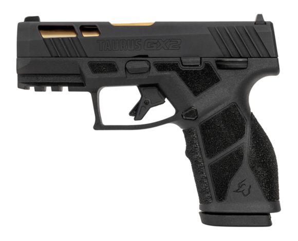 TAURUS GX2 9MM 13-SHOT ADJ. SLIDE CUTS GOLD PVD BBL MATTE