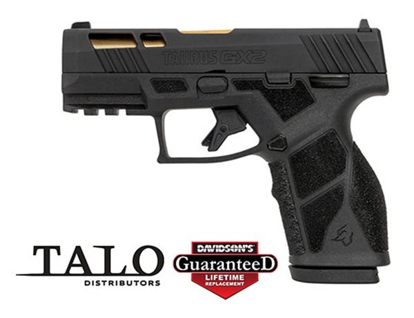 TAURUS GX2 9MM 13-SHOT ADJ. SLIDE CUTS GOLD PVD BBL MATTE view 2