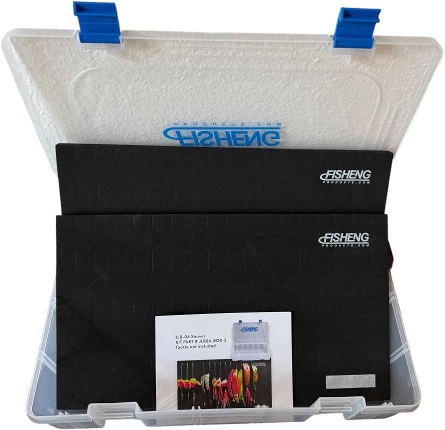 Fisheng Products Combo BOX W/Boards 7-3/4inX13-1/2 Includes Tackle With 2 J