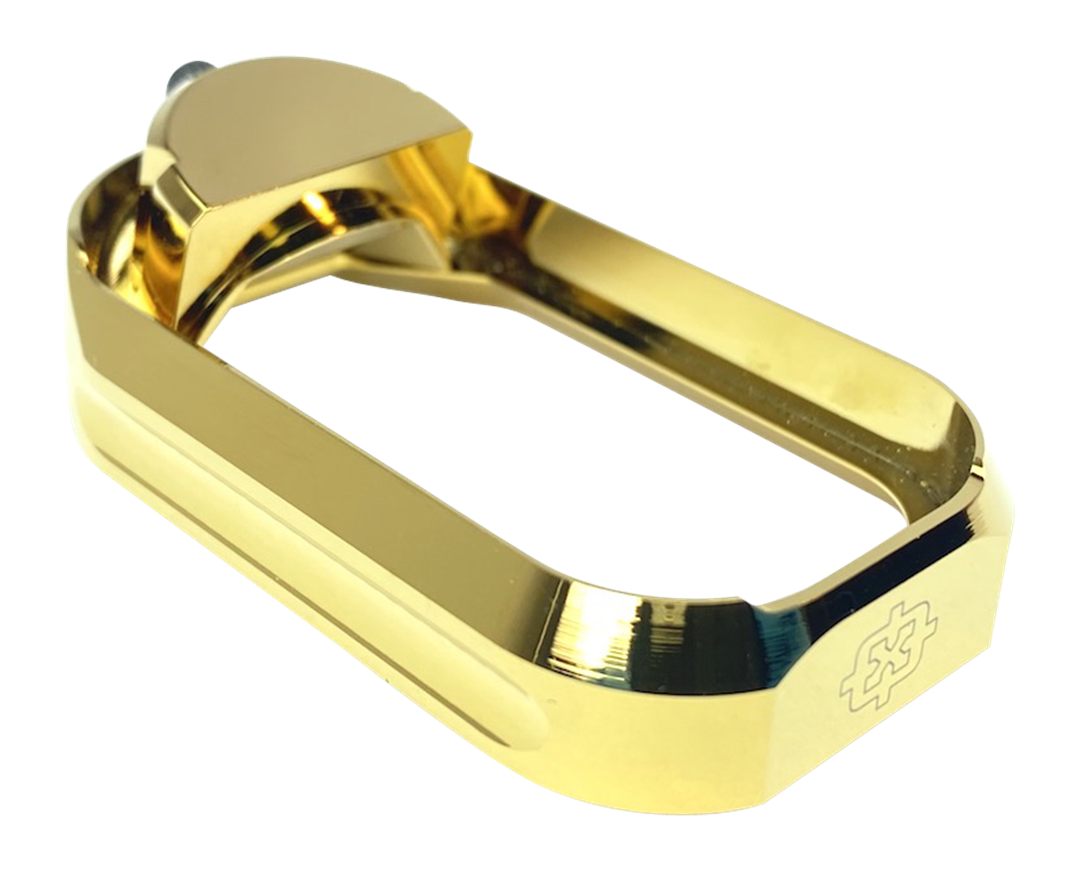 Cross Armory CRGFMWGD Flared Magwell Compatible w/Glock Gen1-3 Gold Anodize