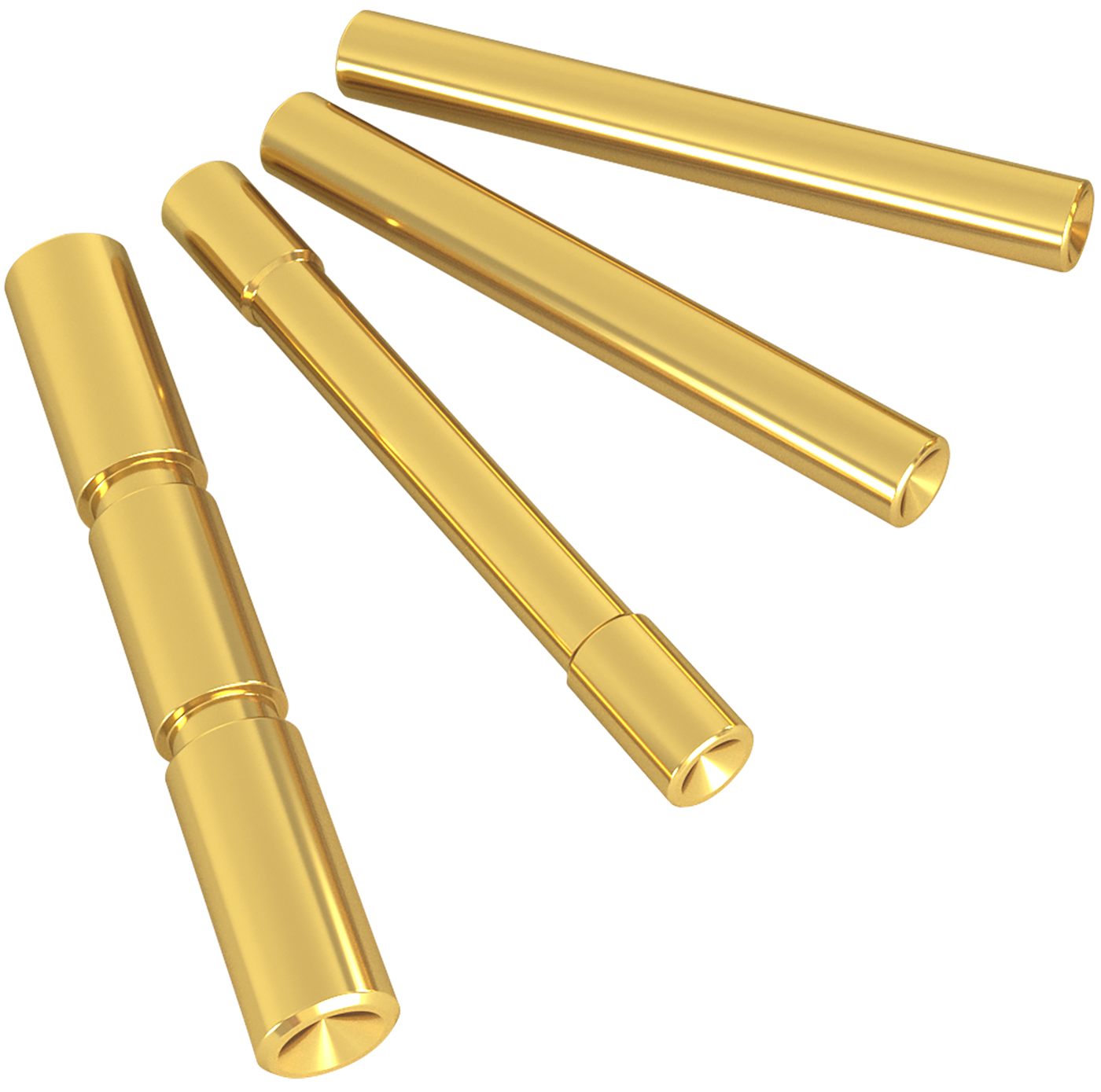 Cross Armory CRG4PSGD 4 Pin Set Dimpled Compatible w/Glock Gen4 Gold 4140 S