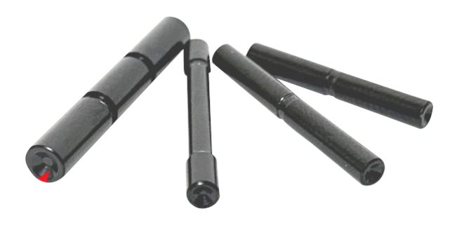 Cross Armory CRG4PSBK 4 Pin Set Dimpled Compatible w/Glock Gen4 4140 Steel