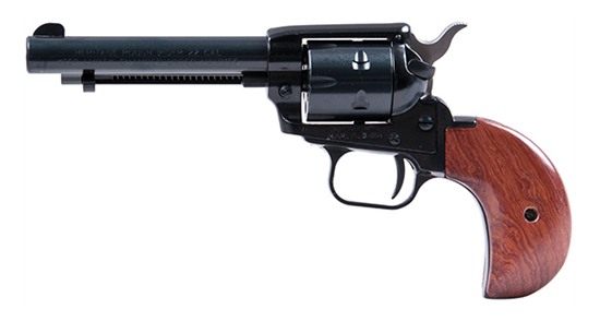 Heritage Mfg RR22MB4BH Rough Rider 22 LR/22 WMR 6 Shot, 4.75in Steel Black view 3