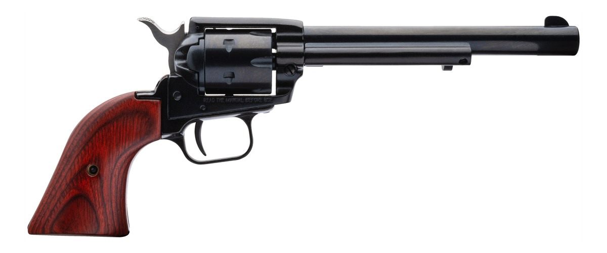 Heritage Mfg RR22B6 Rough Rider 22 LR 6 Shot, 6.50in Black Steel Barrel, Zi