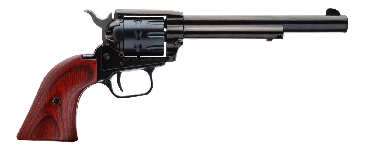 Heritage Mfg RR22999MB6 Rough Rider 22 LR WMR 9 Shot, 6.50in Black Steel Ba