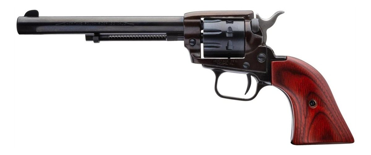 Heritage Mfg RR22999MB6 Rough Rider 22 LR WMR 9 Shot, 6.50in Black Steel Ba view 2