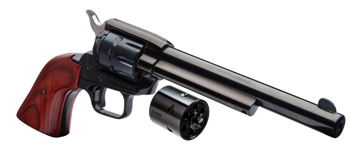 Heritage Mfg RR22999MB6 Rough Rider 22 LR WMR 9 Shot, 6.50in Black Steel Ba view 3