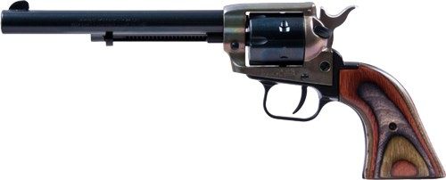 Heritage Mfg RR22MCH6 Rough Rider 22 LR/22 WMR 6 Shot, 6.50in Black Steel B view 3