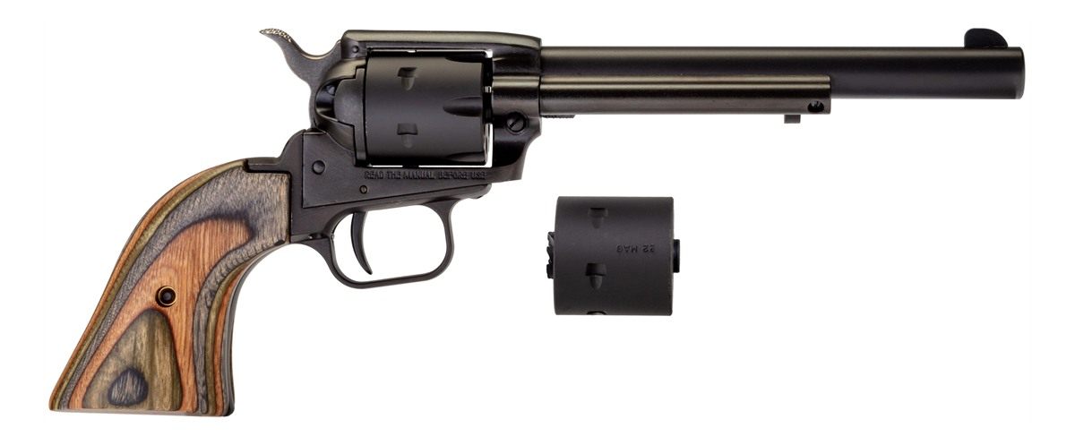 Heritage Manufacturing Mfg RR22MBS6 Rough Rider 22 LR/22 WMR 6 Shot, 6.50in