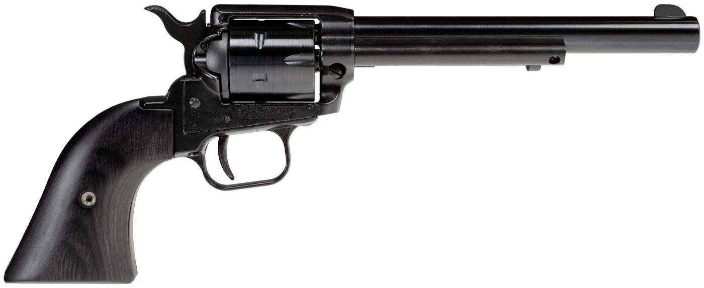 Heritage Mfg RR22B6-BBK Rough Rider 22 LR 6 Shot 6.50in Black Oxide Alloy S