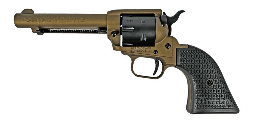 Heritage Mfg RR22A4 Rough Rider 22 LR 6 Shot 4.75in Burnt Bronze Cerakote S view 2