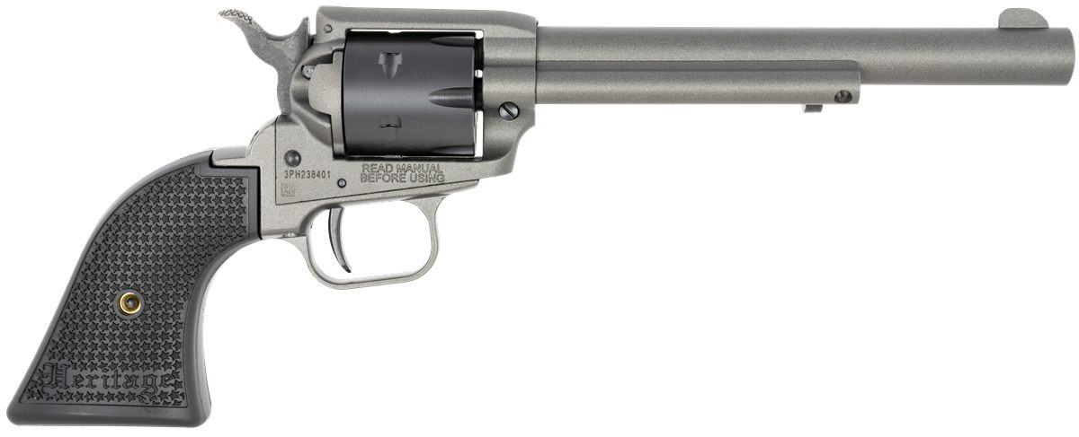 Heritage Mfg RR22C6 Rough Rider 22 LR 6 Shot. 6.50in Tungsten Gray Cerakote