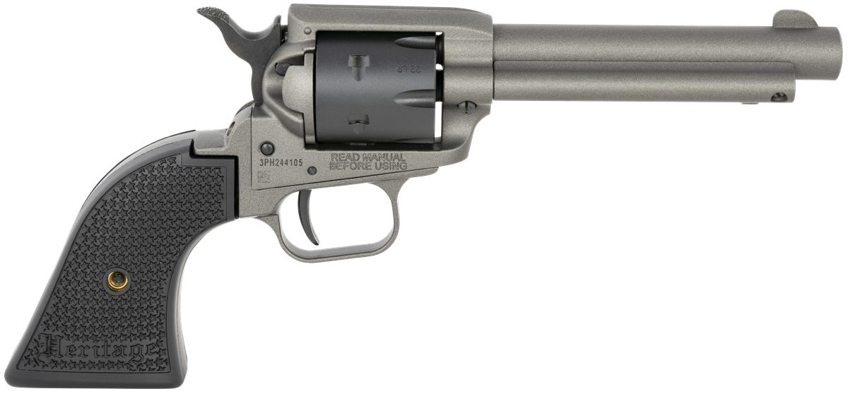 Heritage Manufacturing Mfg RR22C4 Rough Rider 22 LR 6 Shot 4.75in Tungsten