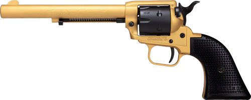 Heritage Manufacturing Mfg RR22S6 Rough Rider 22 LR 6 6.50in, Gold Cerakote view 3