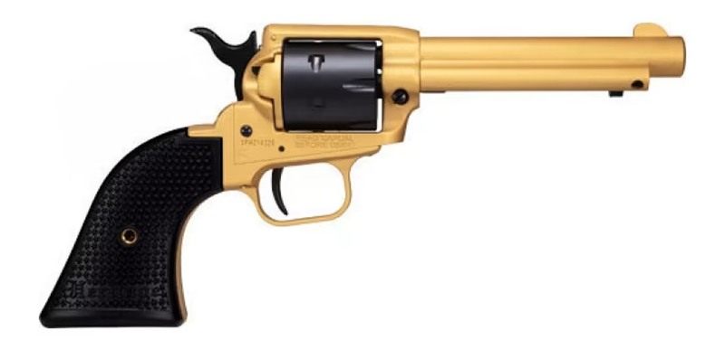 Heritage Manufacturing Mfg RR22S4 Rough Rider 22 LR 6 Shot 4.75in Gold Cera view 4