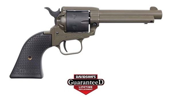 Heritage Manufacturing Mfg RR22T4 Rough Rider 22 LR 6 Shot 4.75in OD Green view 2