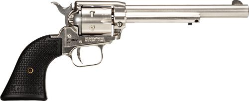 Heritage Mfg RR22NI6 Rough Rider 22 LR 6rd 6.50in Nickel Steel Barrel, Alum view 4
