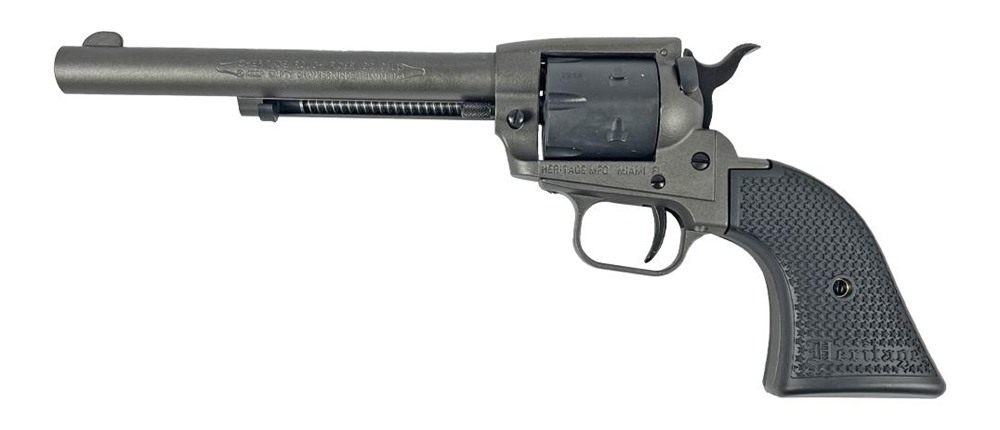 Heritage Mfg SRR22C6 Rough Rider 22 LR 6 Shot, 6.50in Tungsten Gray Cerakot view 2