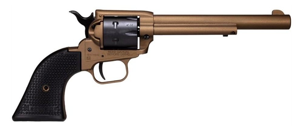 Heritage Mfg SRR22A6 Rough Rider 22 LR 6 Shot, 6.50in Burnt Bronze Cerakote view 2