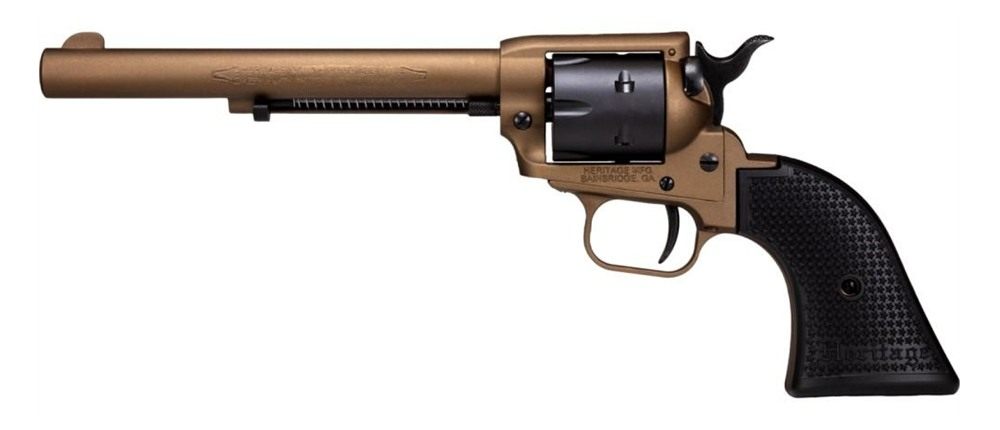 Heritage Mfg SRR22A6 Rough Rider 22 LR 6 Shot, 6.50in Burnt Bronze Cerakote view 3