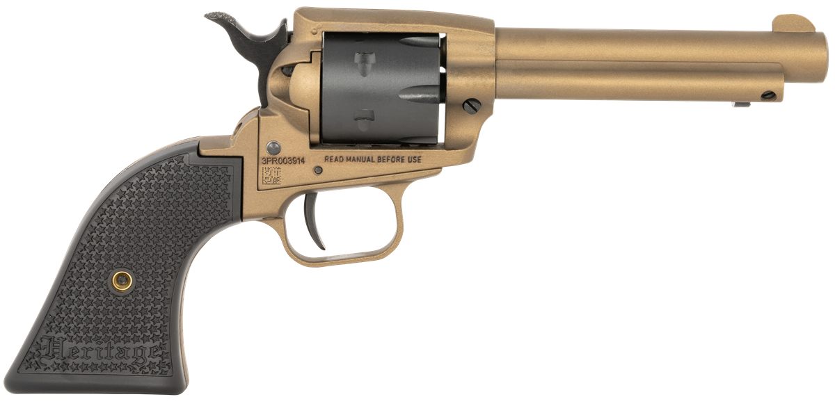 Heritage Mfg SRR22A4 Rough Rider 22 LR 6 Shot, 4.75in Burnt Bronze Cerakote