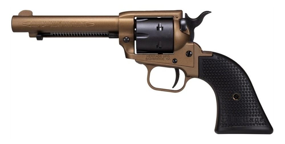Heritage Mfg SRR22A4 Rough Rider 22 LR 6 Shot, 4.75in Burnt Bronze Cerakote view 2