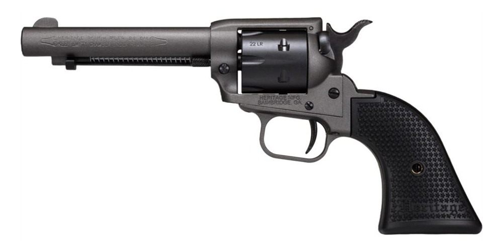 Heritage Mfg SRR22C4 Rough Rider 22 LR 6rd 4.75in, Tungsten Gray Barrel, Bl view 2