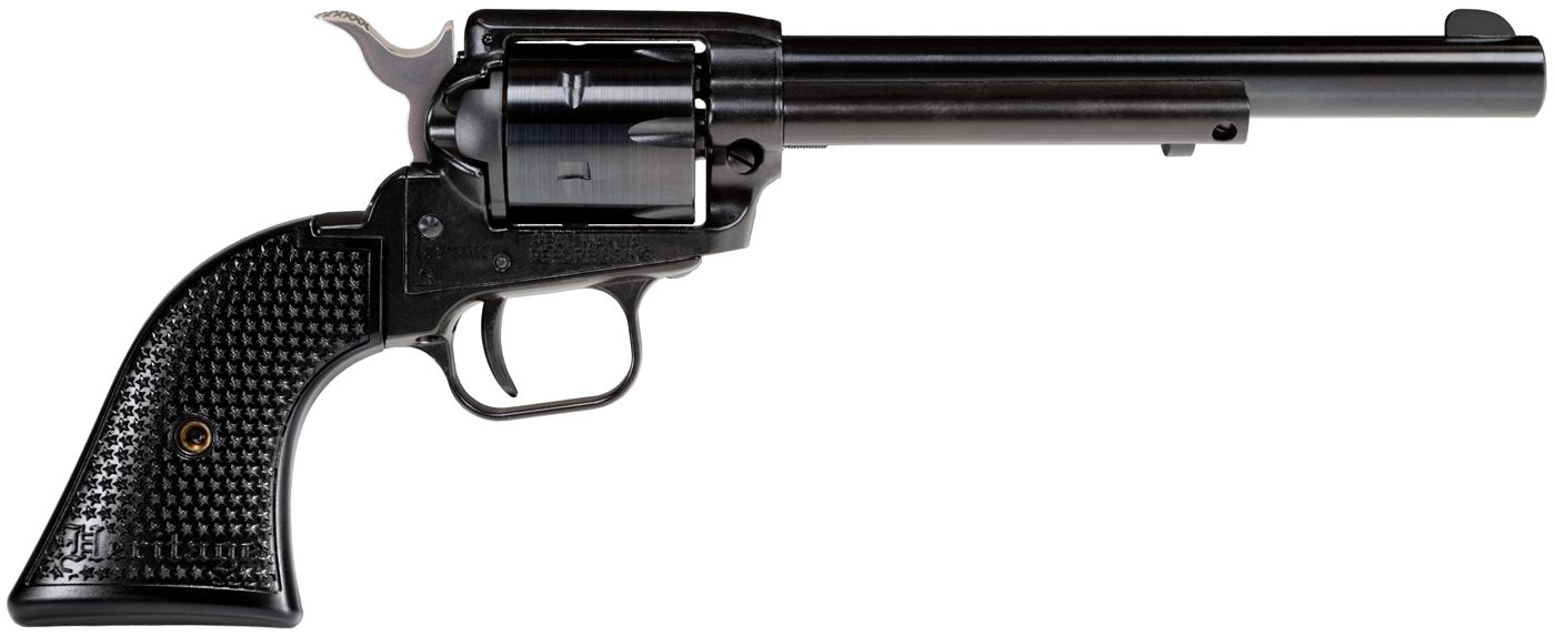 Heritage Manufacturing Mfg RR22B6PG Rough Rider 22 LR 6 Shot, 6.50in Black