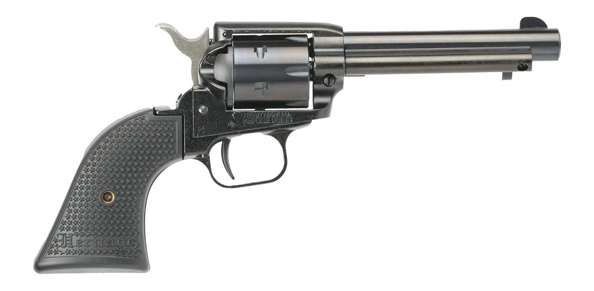 Heritage Mfg RR22B4PG Rough Rider 22 LR 6 Shot, 4.75in Black Steel Barrel