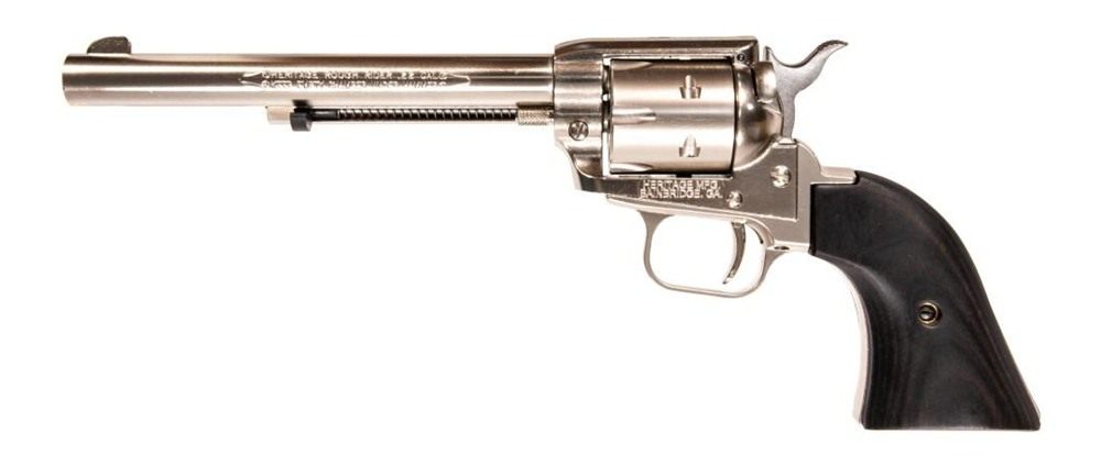 Heritage Mfg RR22NI6BW Rough Rider 22 LR 6rd 6.50in Nickel Steel Barrel, Al view 3