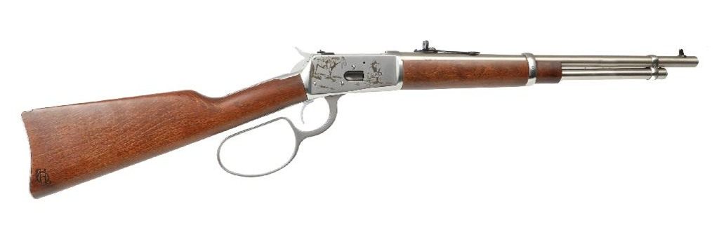 Heritage 92 357MAG 18in BBL Cowboy Theme Lever Action S/S Hardwood Stock 8+
