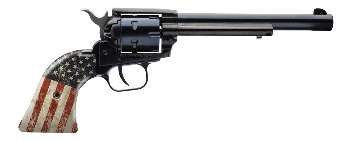 Heritage Mfg RR22B6-USF02 Rough Rider 22 LR 6 Shot 6.50in Black Steel Barre